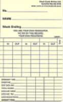 CC101B Weekly Clock Cards