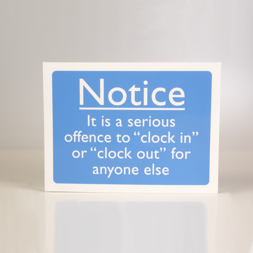 Clock in Notice